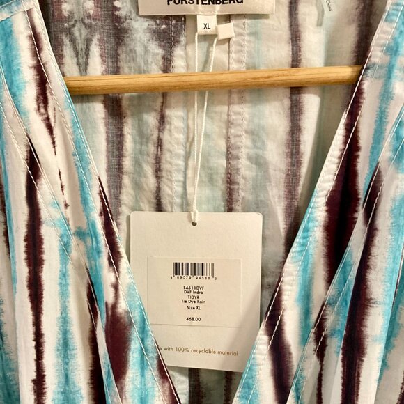 Diane Von Furstenberg Indra Wrap Dress - size XL - Picture 6 of 12